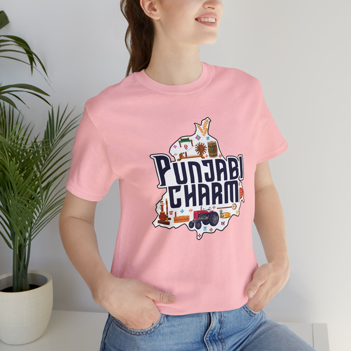 PunjabiCharm Supporter - Unisex Jersey Short Sleeve Tee