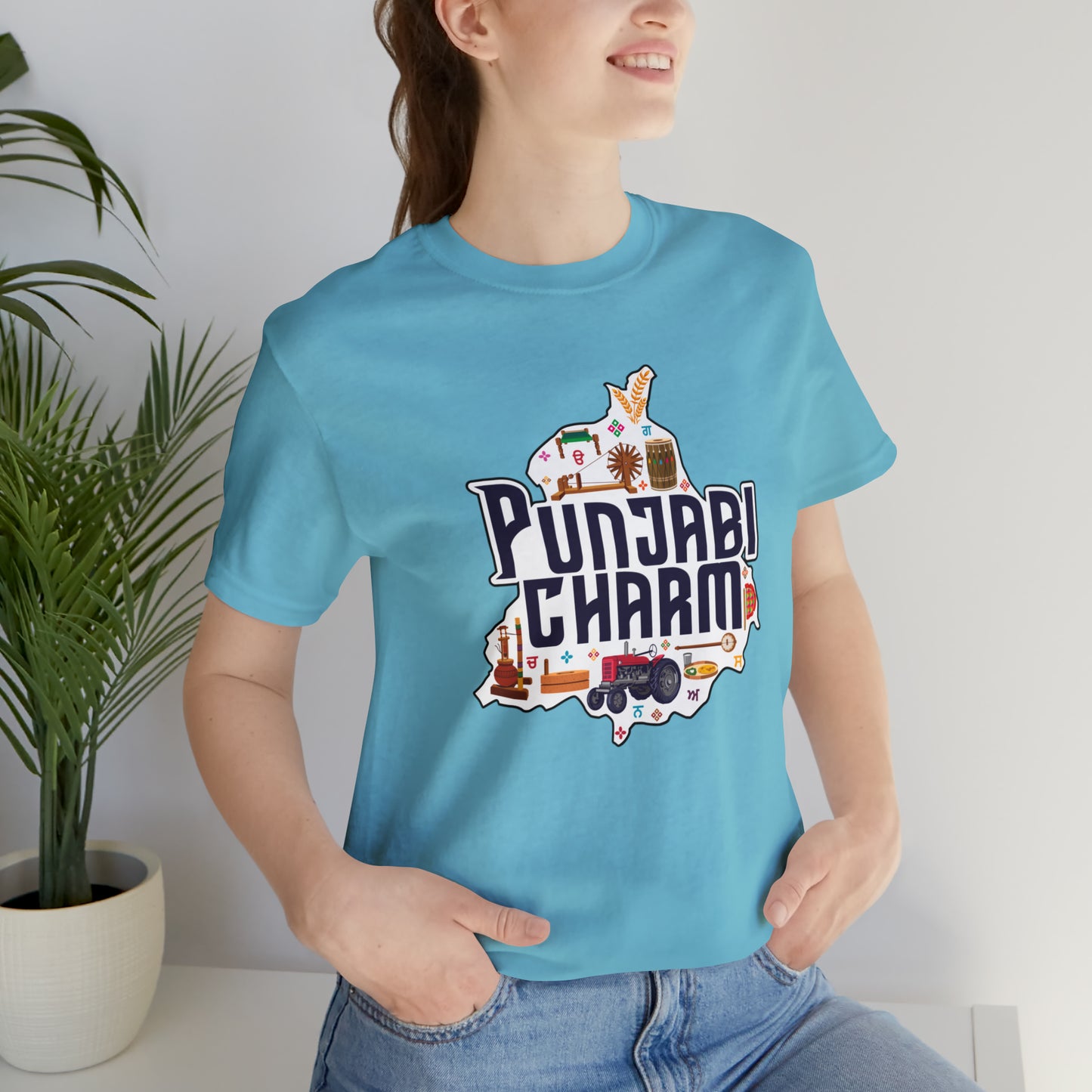 PunjabiCharm Supporter - Unisex Jersey Short Sleeve Tee