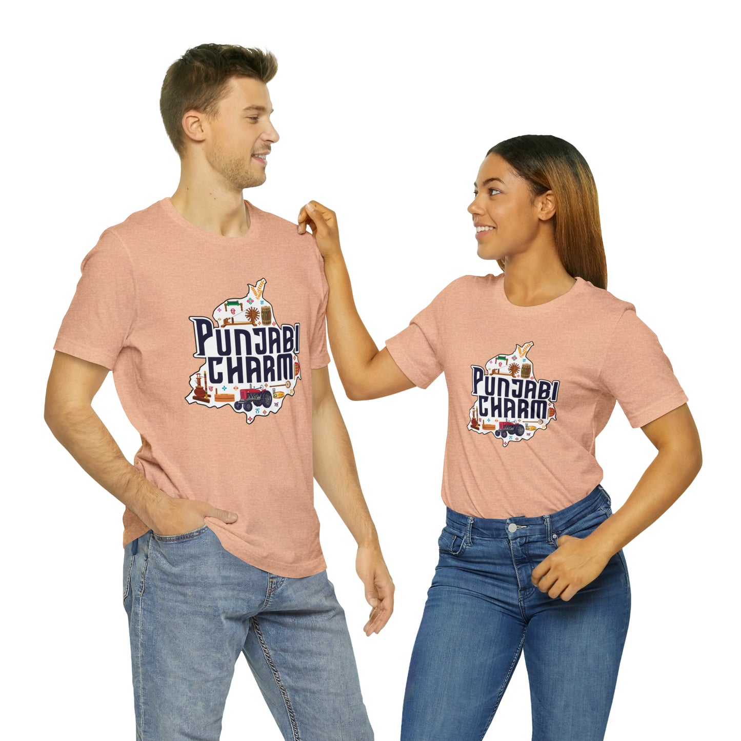 PunjabiCharm Supporter - Unisex Jersey Short Sleeve Tee