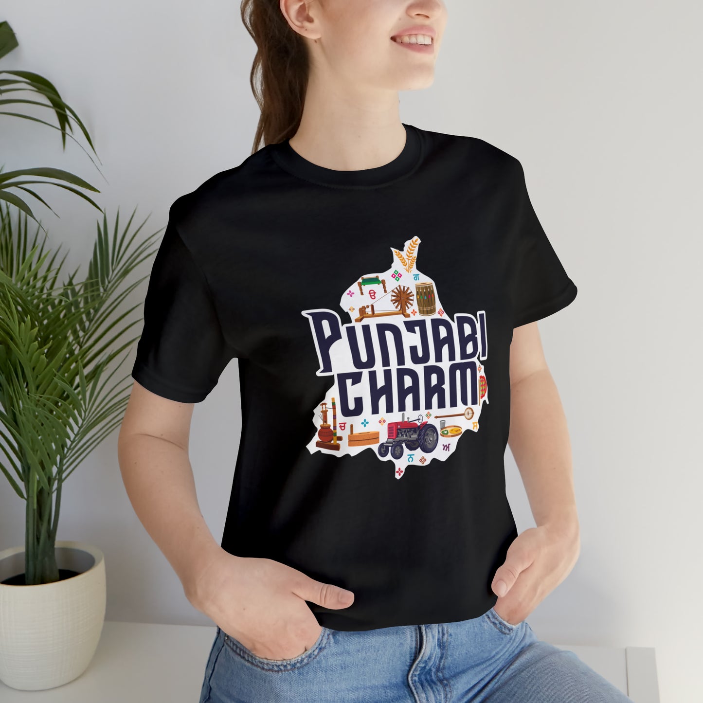 PunjabiCharm Supporter - Unisex Jersey Short Sleeve Tee