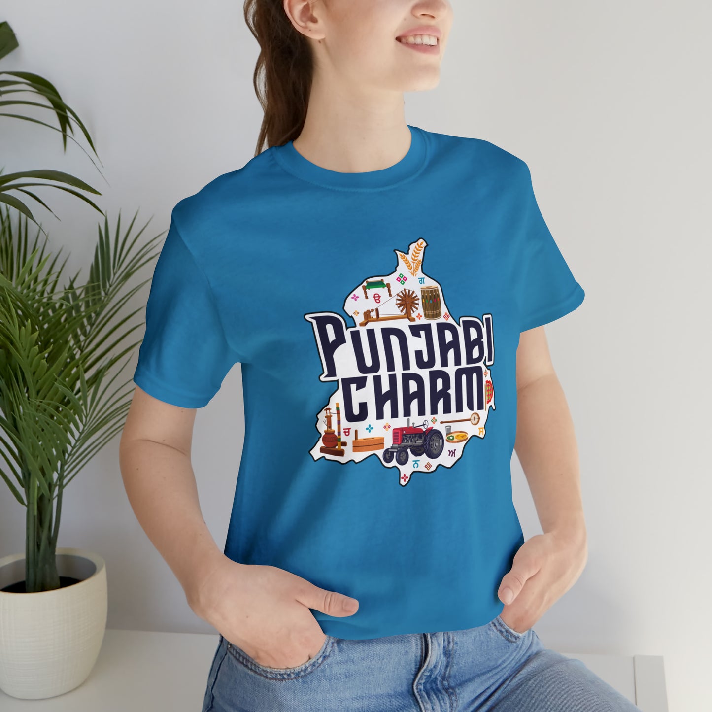 PunjabiCharm Supporter - Unisex Jersey Short Sleeve Tee