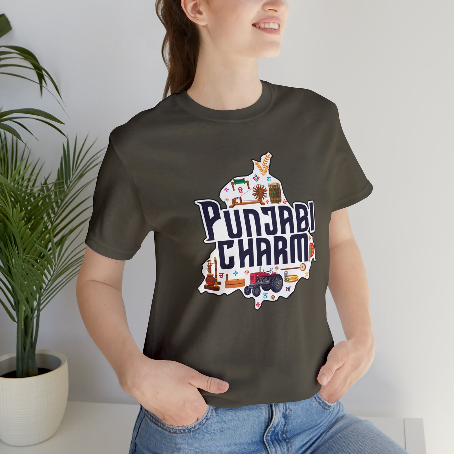 PunjabiCharm Supporter - Unisex Jersey Short Sleeve Tee