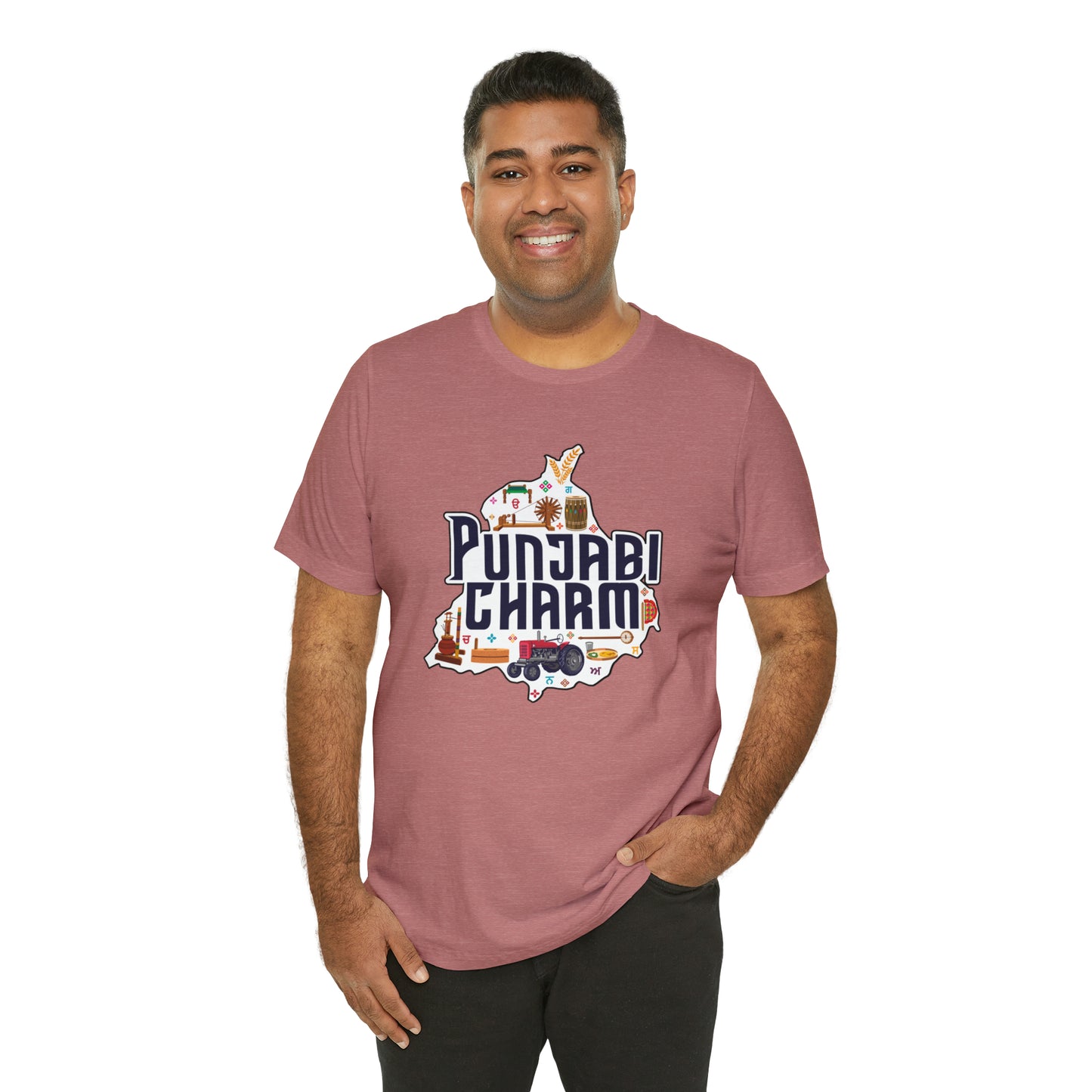 PunjabiCharm Supporter - Unisex Jersey Short Sleeve Tee