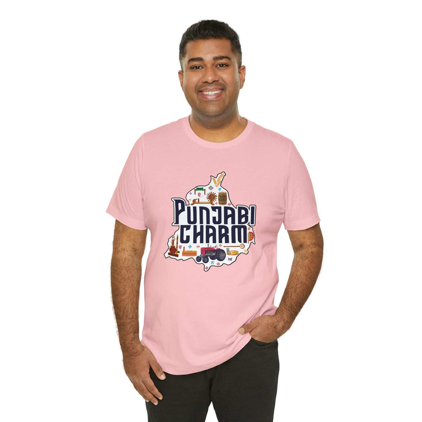 PunjabiCharm Supporter - Unisex Jersey Short Sleeve Tee