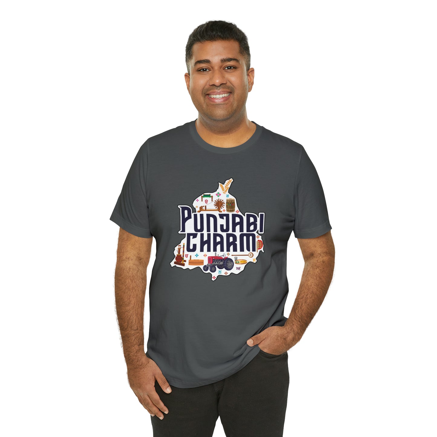 PunjabiCharm Supporter - Unisex Jersey Short Sleeve Tee