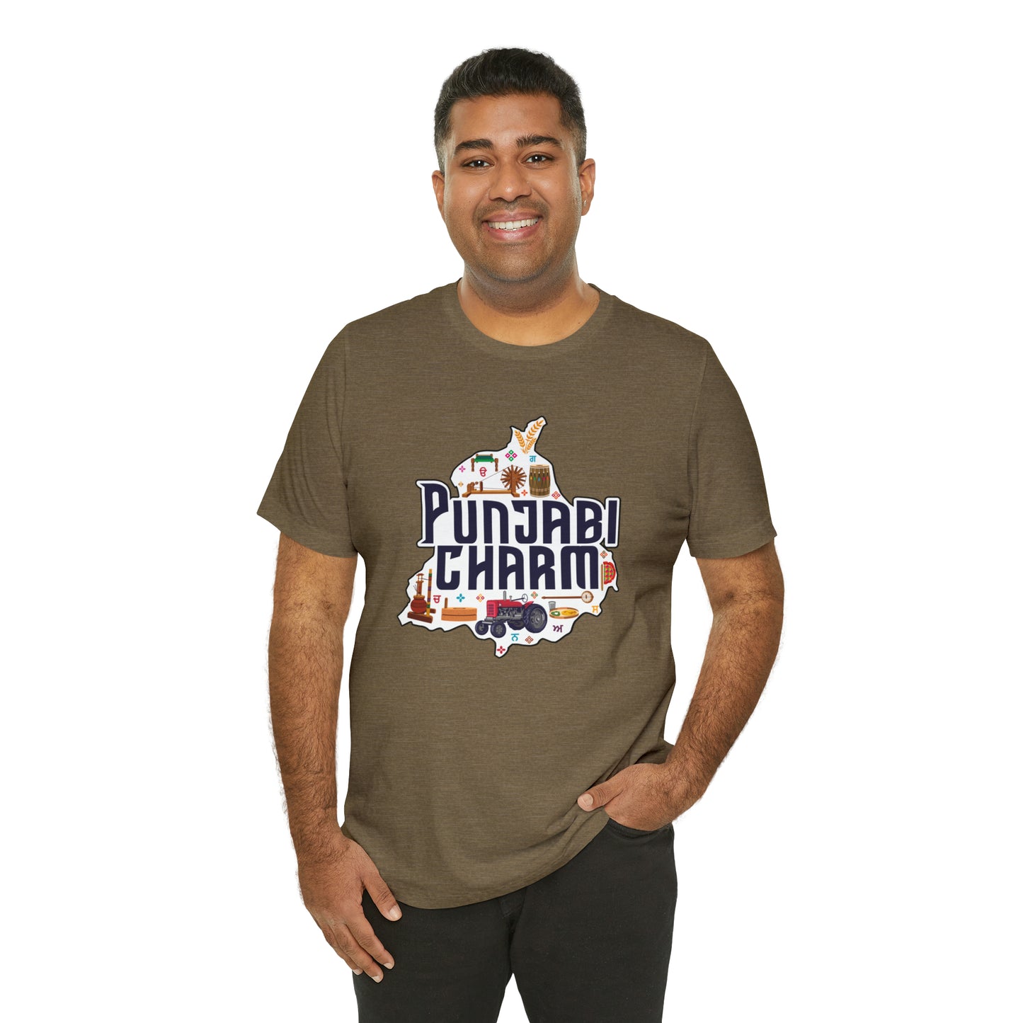 PunjabiCharm Supporter - Unisex Jersey Short Sleeve Tee