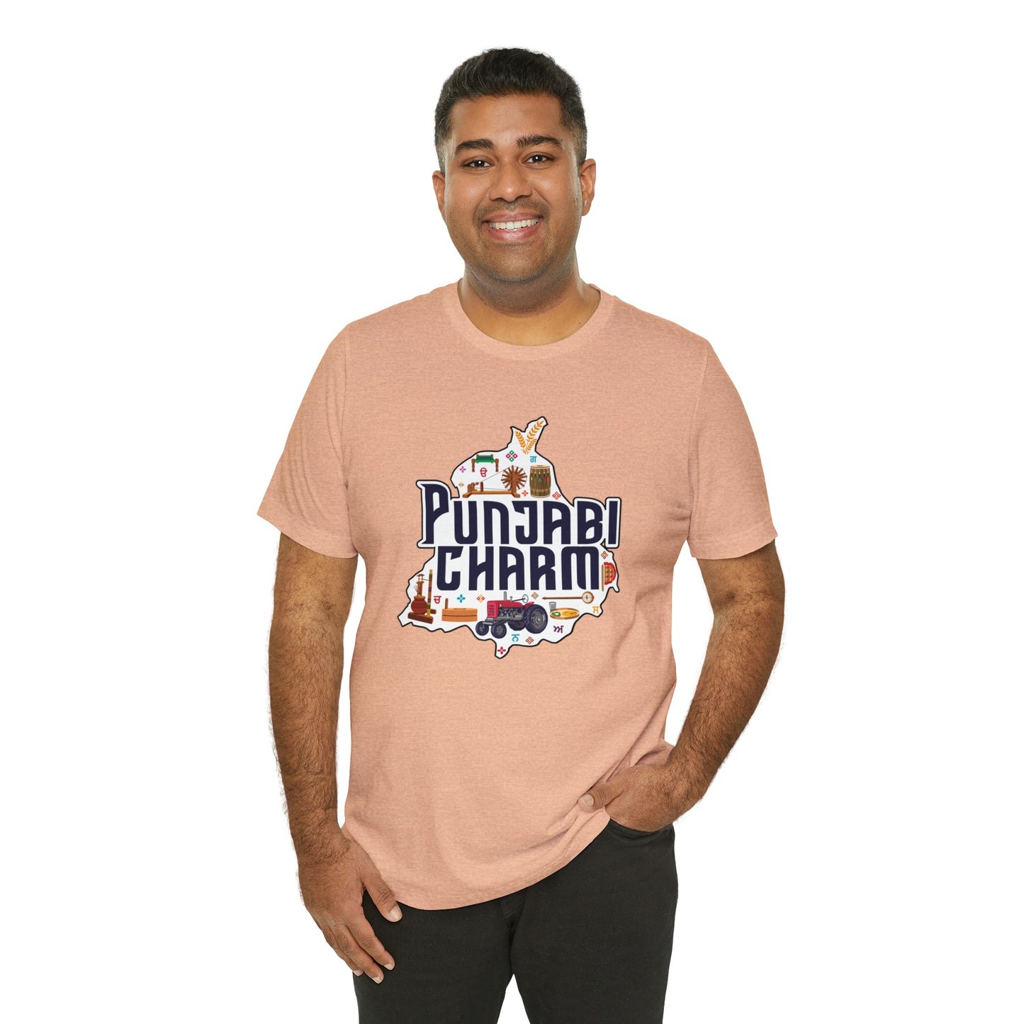 PunjabiCharm Supporter - Unisex Jersey Short Sleeve Tee