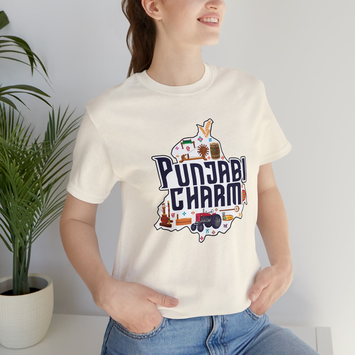 PunjabiCharm Supporter - Unisex Jersey Short Sleeve Tee