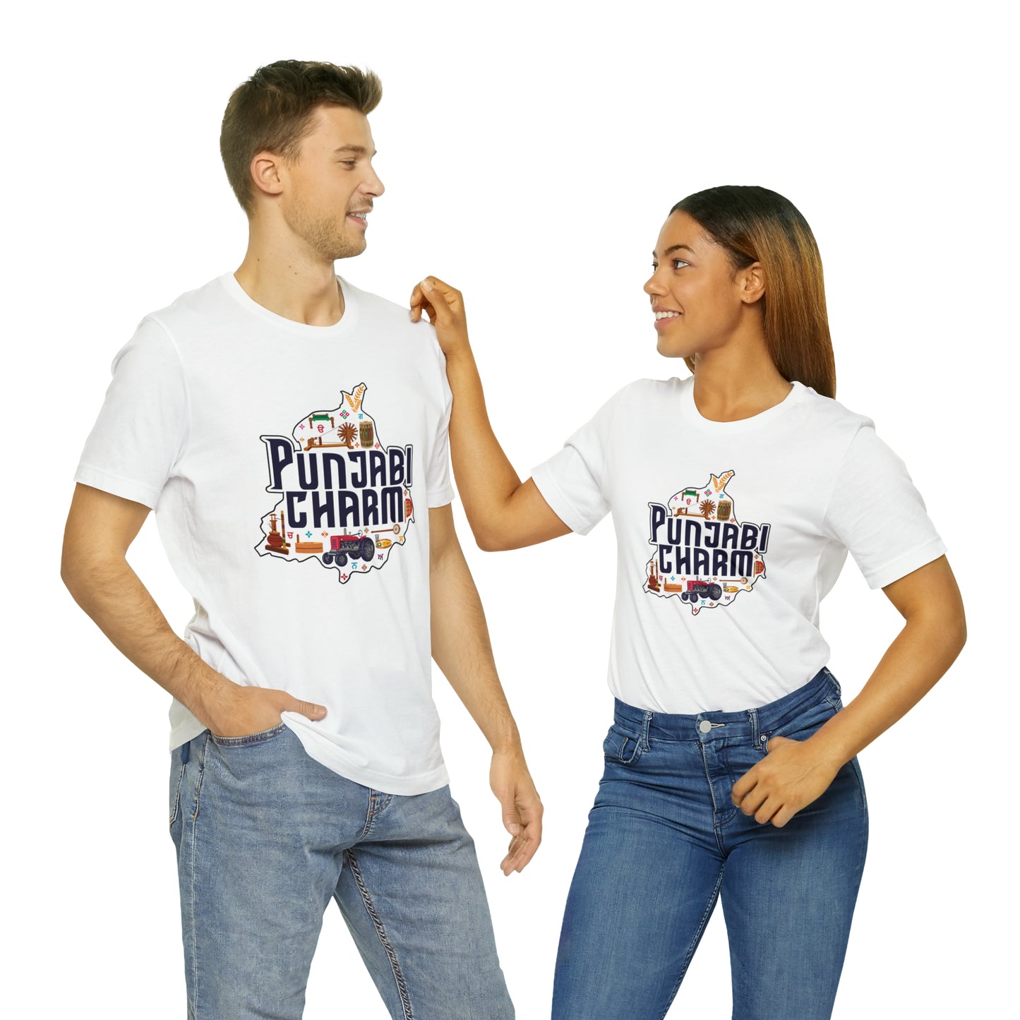 PunjabiCharm Supporter - Unisex Jersey Short Sleeve Tee