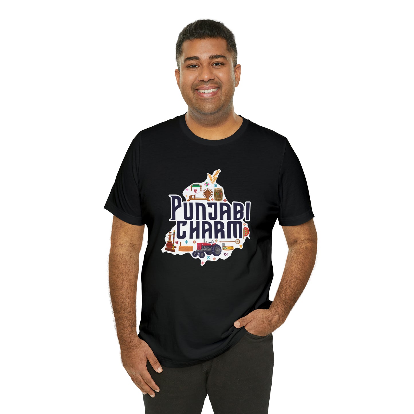 PunjabiCharm Supporter - Unisex Jersey Short Sleeve Tee