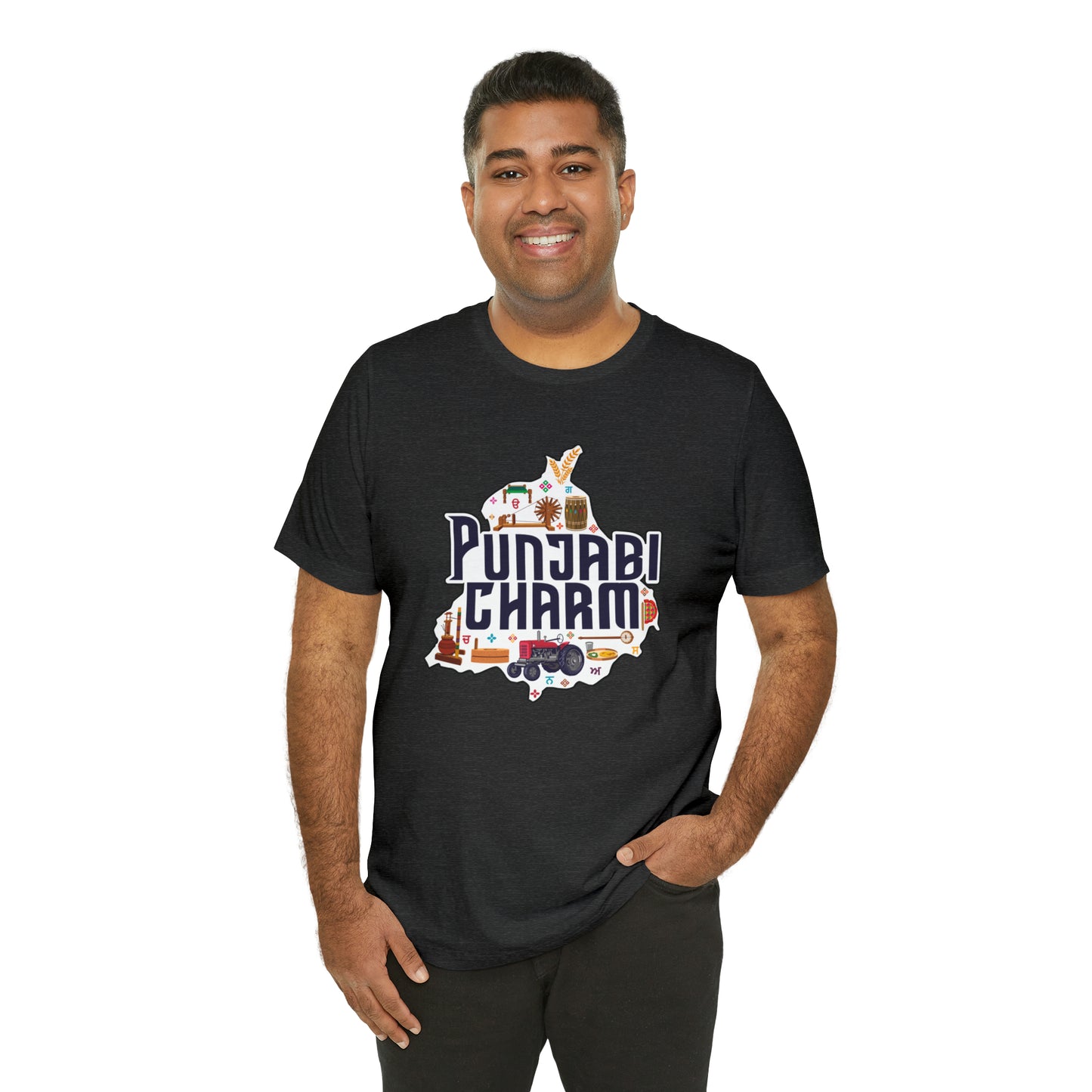 PunjabiCharm Supporter - Unisex Jersey Short Sleeve Tee