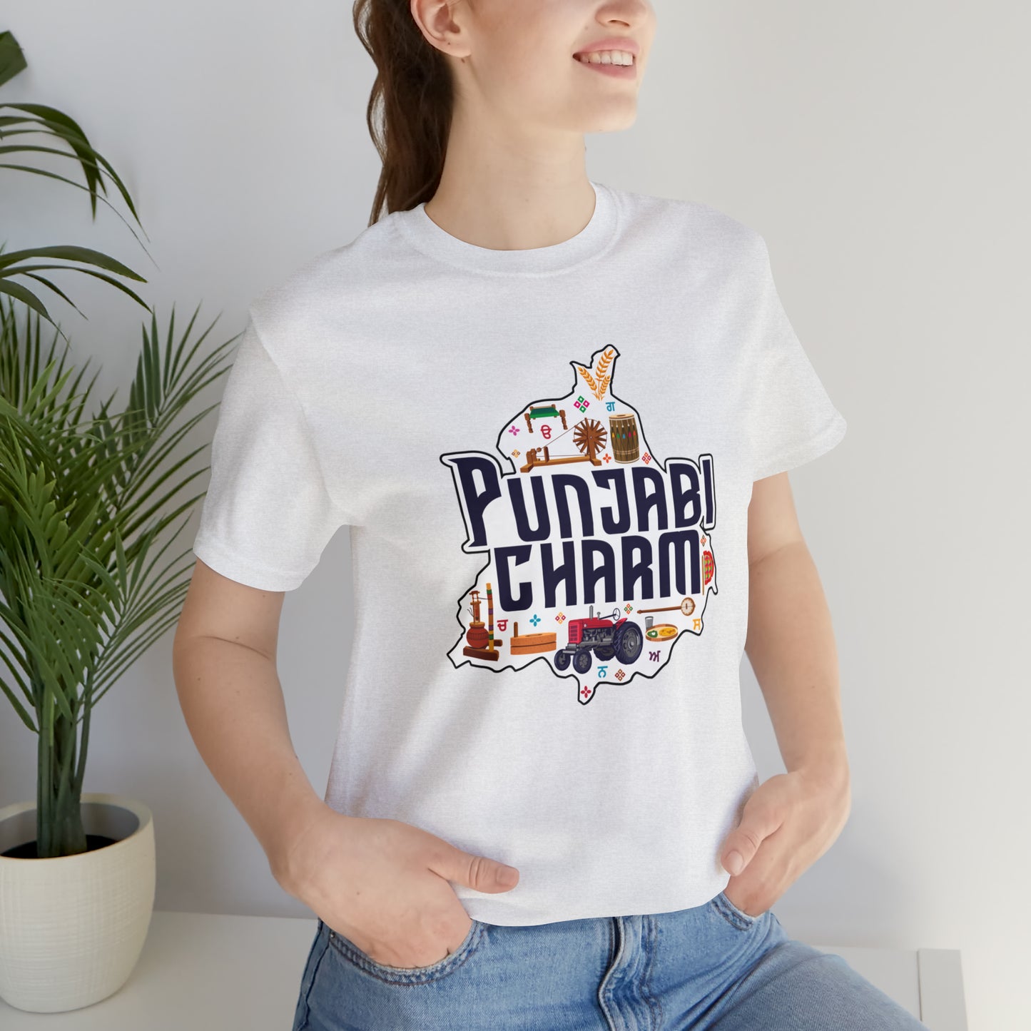 PunjabiCharm Supporter - Unisex Jersey Short Sleeve Tee