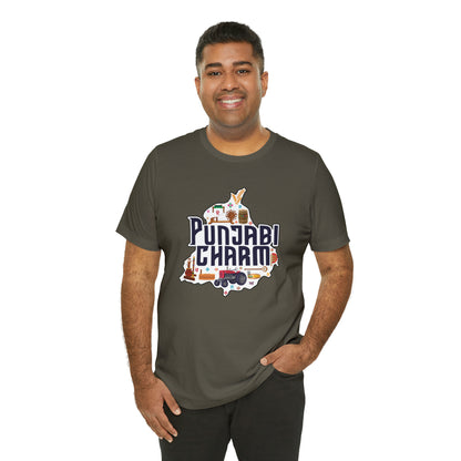 PunjabiCharm Supporter - Unisex Jersey Short Sleeve Tee