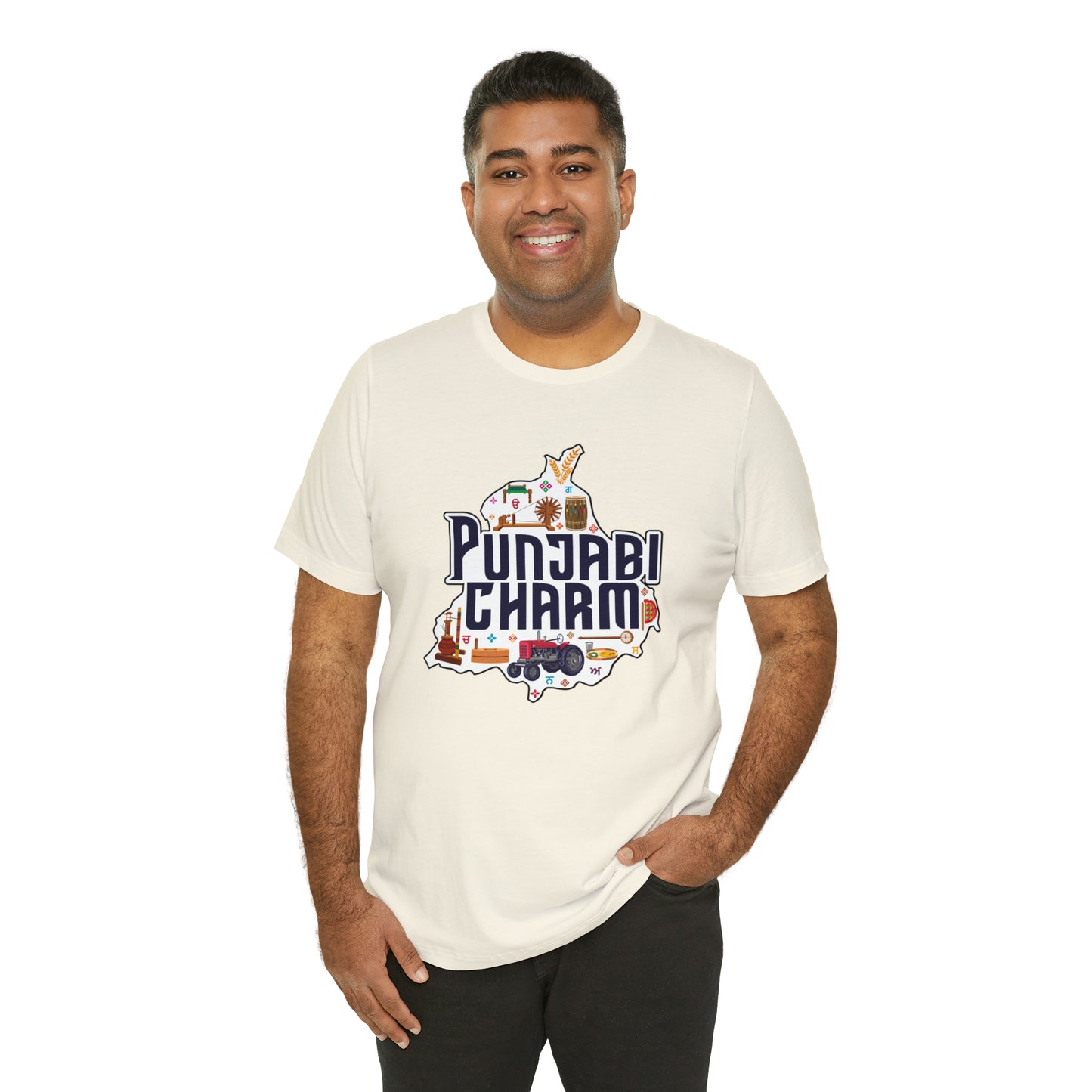 PunjabiCharm Supporter - Unisex Jersey Short Sleeve Tee