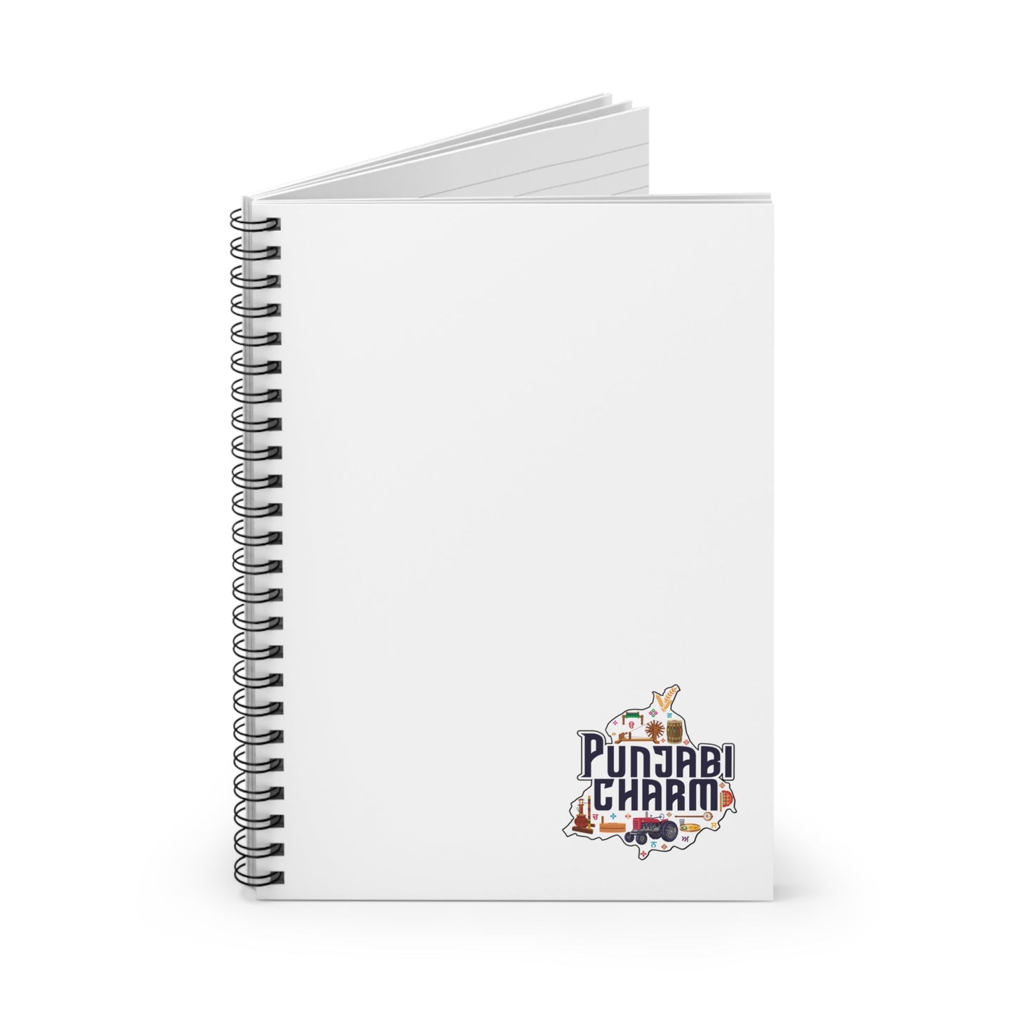 Spiral Notebook - Ruled Line - PunjabiCharm